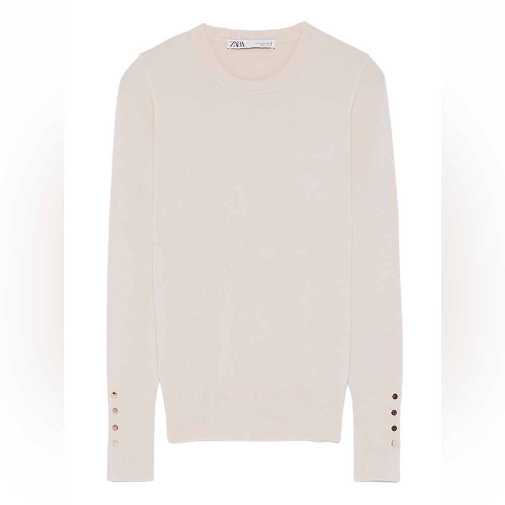 ZARA BASIC LONG SLEEVE SWEATER